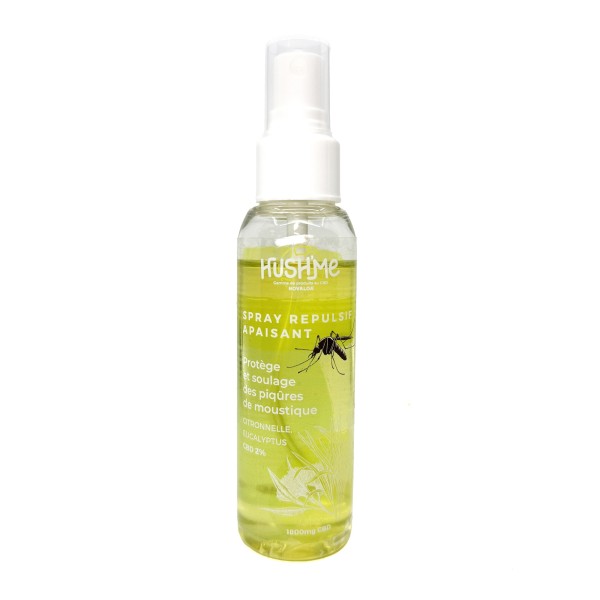 Spray CBD 2% Anti-Moustique Citronnelle & Eucalyptus | HUSHME, NOVALOA