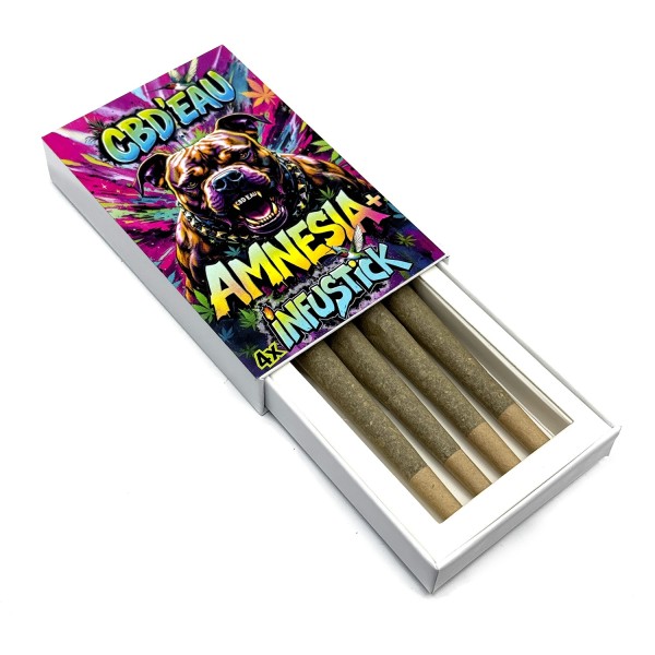 Lot 4 Infustick CBD 7% Amnesia | CBD'EAU