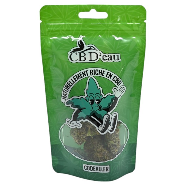 Lot de 100 pochettes Verte CBD'eau 190x110x70mm