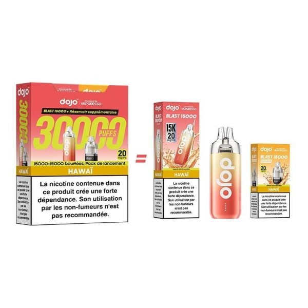 Puff Dojo Blast Bundle 30K Hawaï - Dojo by Vaporesso