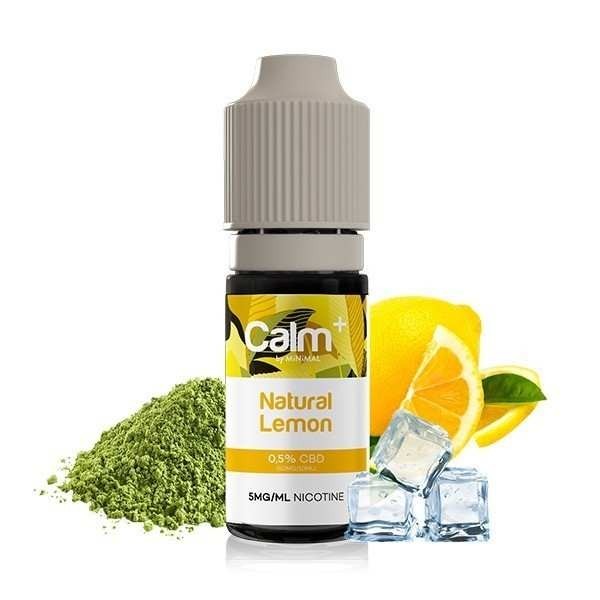 E-liquide CBD Natural Lemon 10ml Calm+ by Minimal - FUU