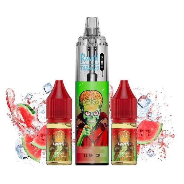 Puff Tornado RandM 20K Lush Ice 850mAh - Fumot