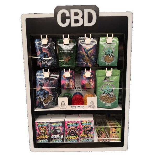 Vitrine Complète Fleurs & Résine CBD’eau