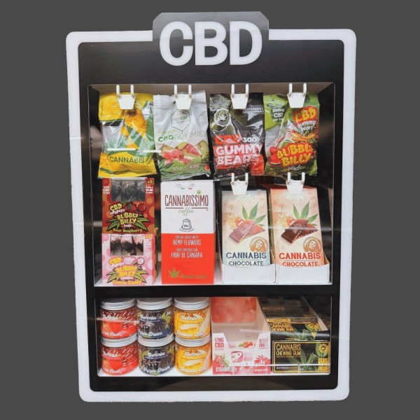 Vitrine Complète CBD Alimentaire - CBD’eau