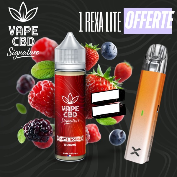 Eliquide CBD Fruits Rouges Vape CBD Signature 50ml